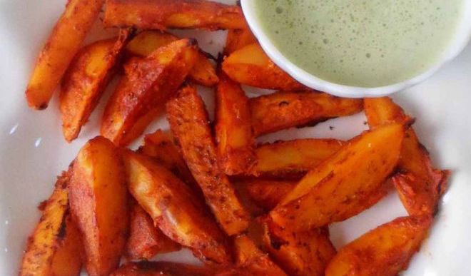 Sweet Potato Wedges For Brunch