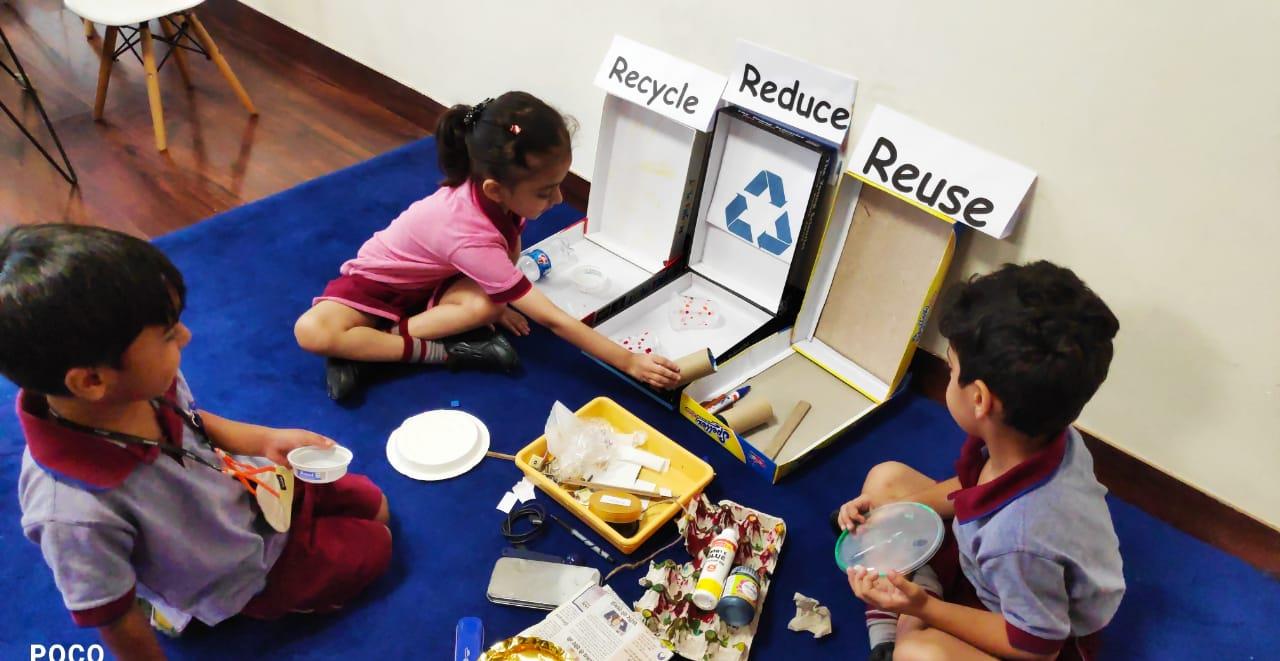 Tiny tots learn about 3 R’s of environment